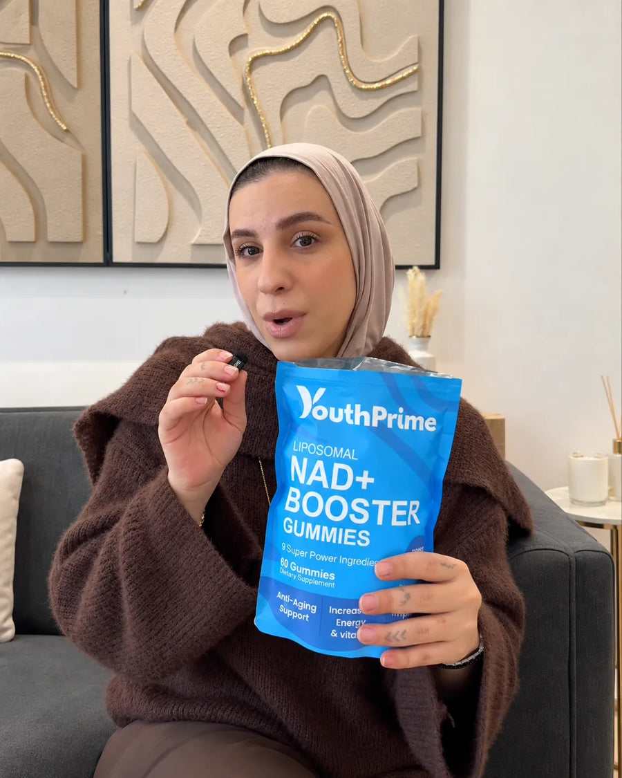 ليلى سلمان، أم، تمسك علبة جميز يوث برايم